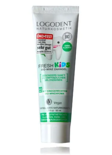 Xylit Zahnpasta Logona Bio-Fresh-Minz Zahngel 50ml