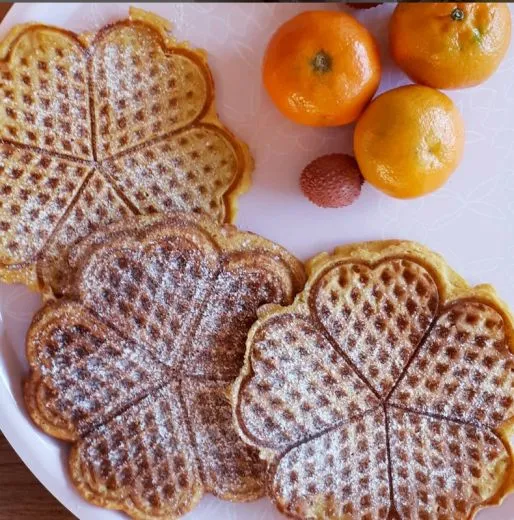 Ssse Karotten-Waffeln mit Erythrit